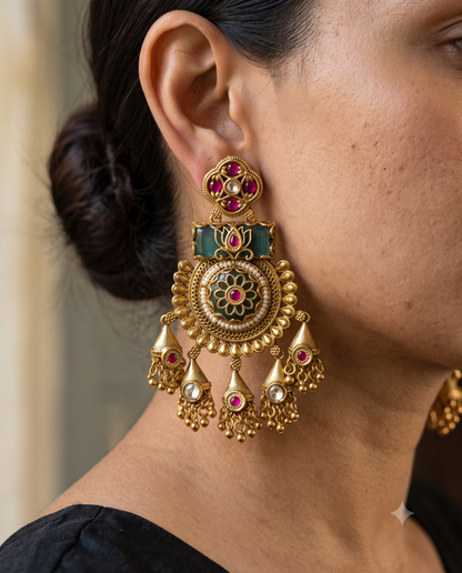 Mahal Heritage Jhumkas