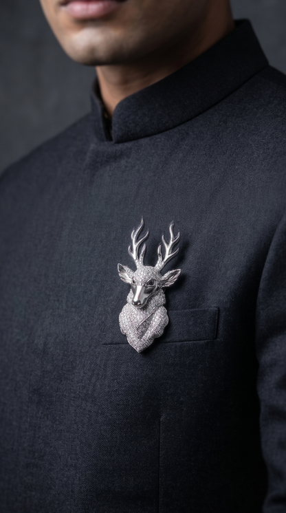 Regal Stag Brooch