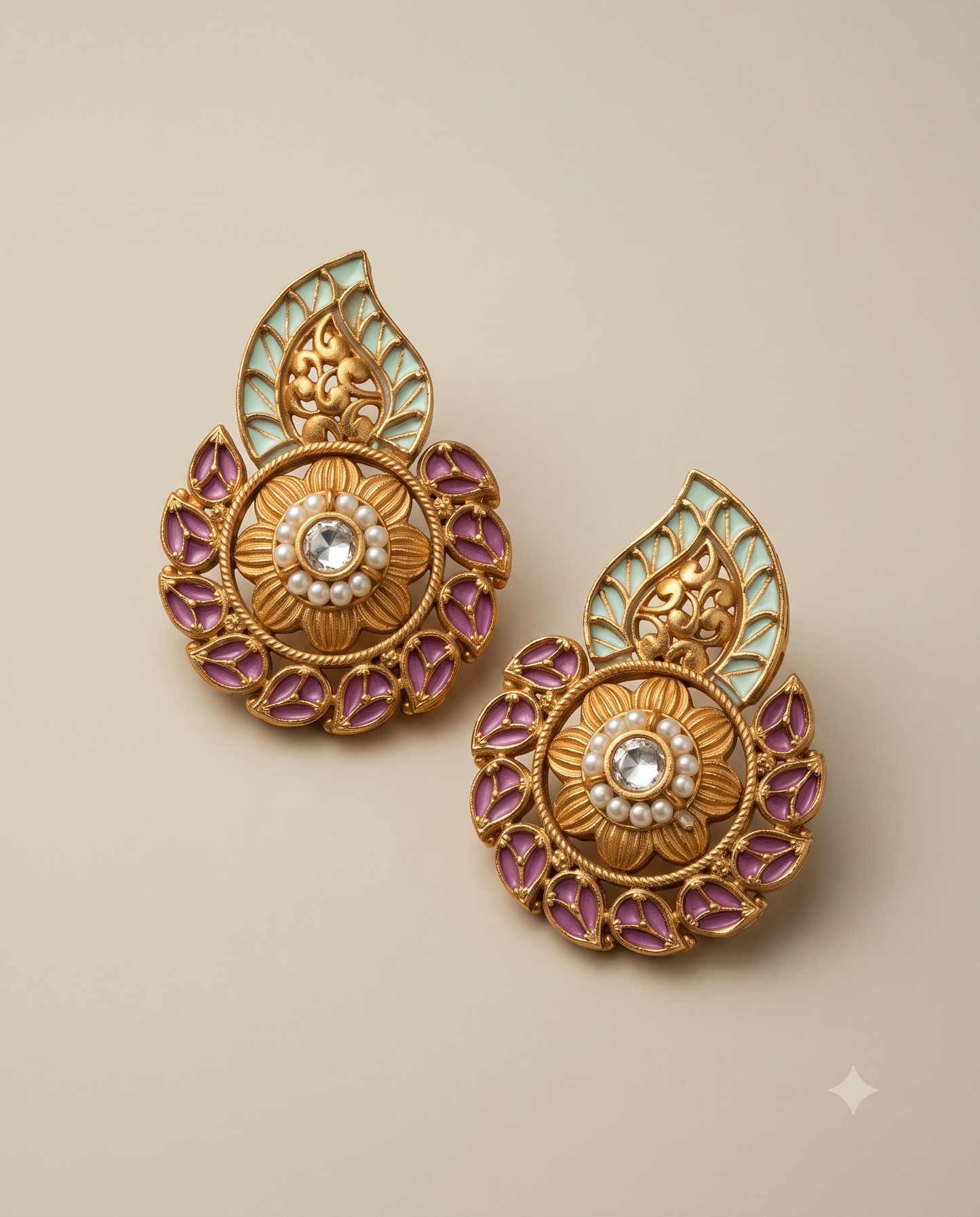 Floral Motif Studs