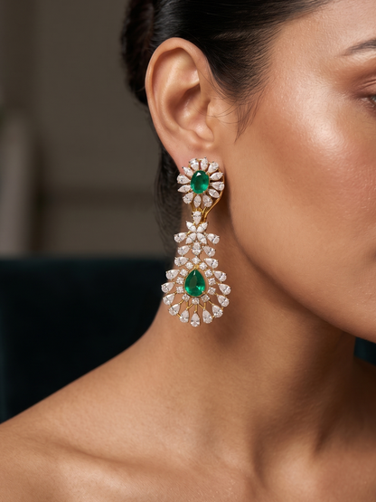 Pure SIlver Statement Serene Earrings