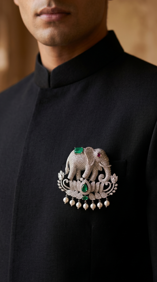 Gajraj Insignia Brooch