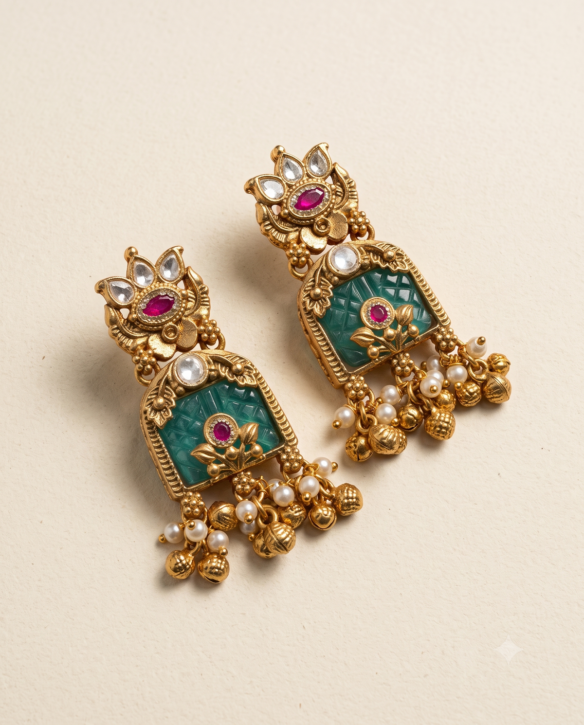 Golden Royal Jhumkas
