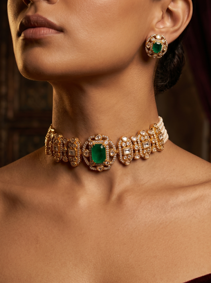 Emerald Viraya Choker Set