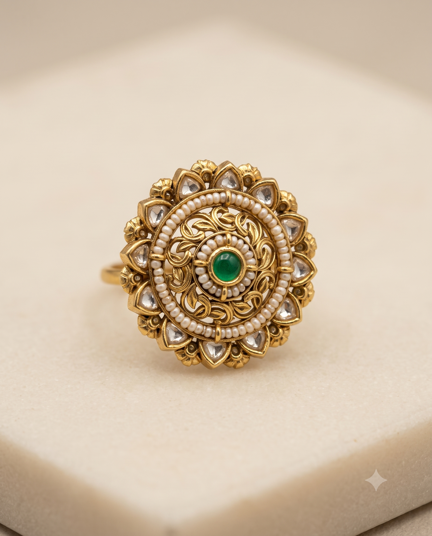 Golden Bloom Ring