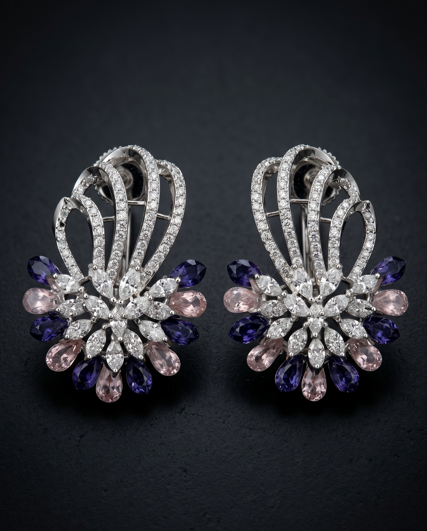 Lavender & Pearl Bloom Studs