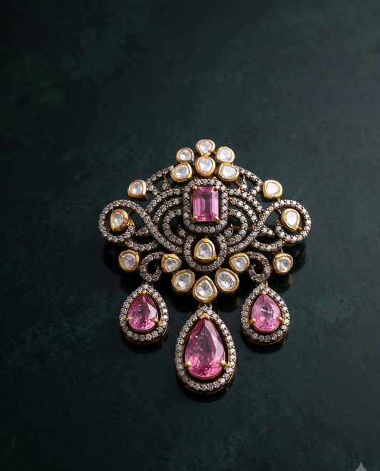 Pure Silver Mehraab Pendant