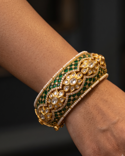 Emerald Polki Noori Bracelet
