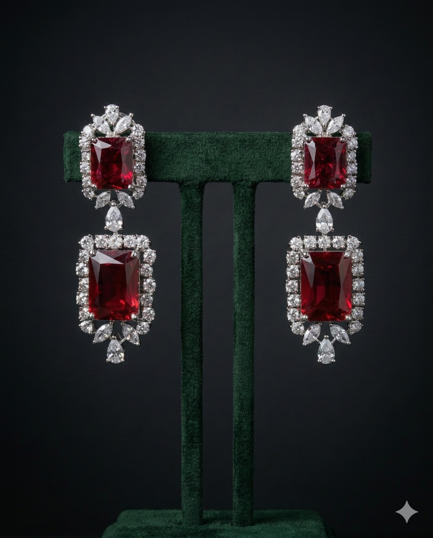 Crimson Gala Necklace Set