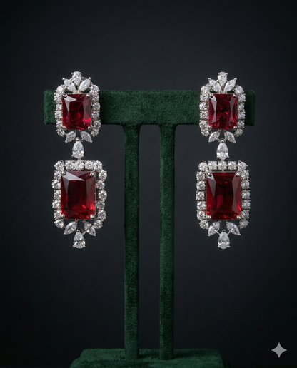 Crimson Gala Necklace Set