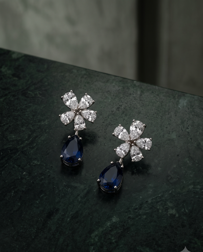 Sapphire Petal Drops