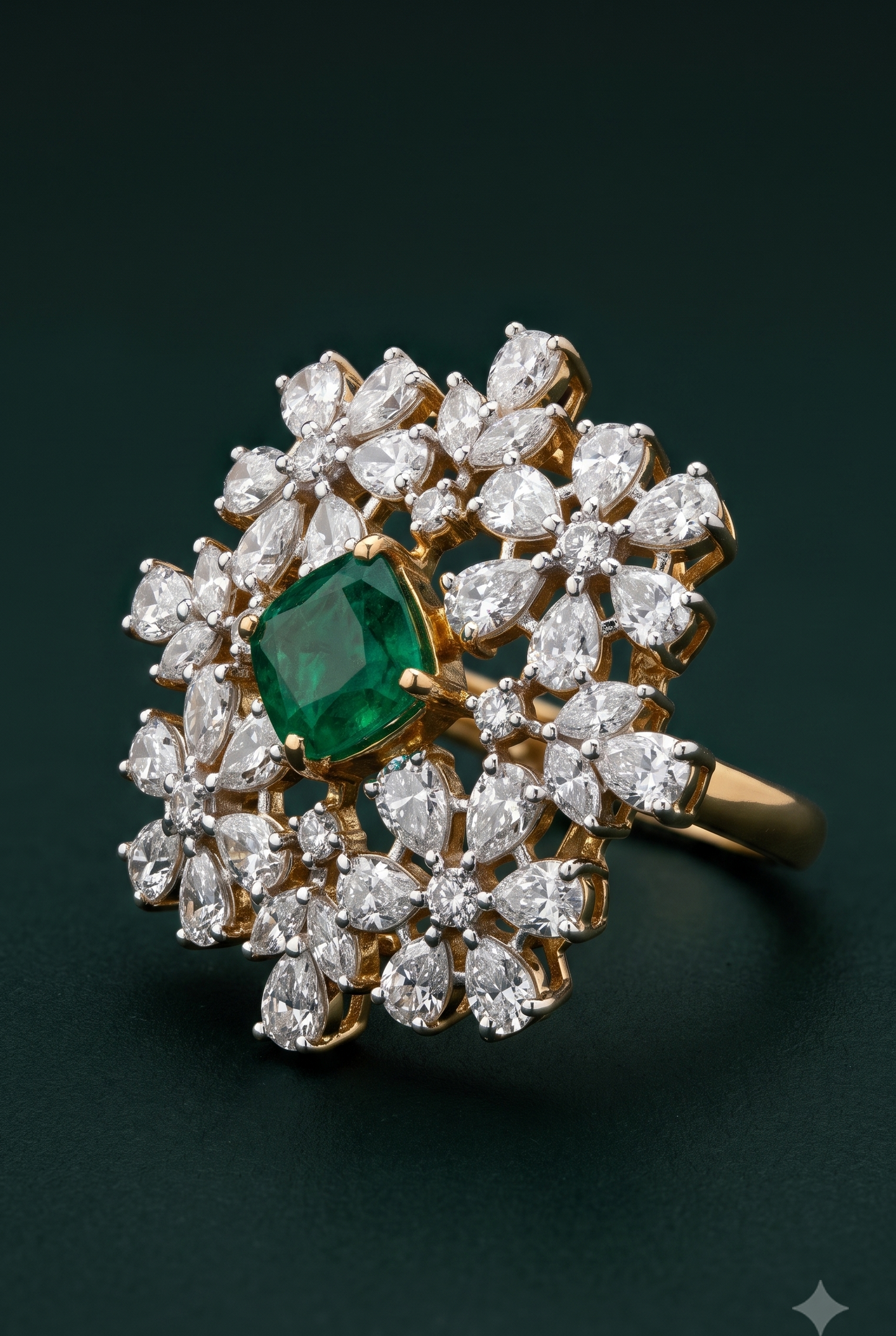 Pure Silver Enchanted Cocktail Ring