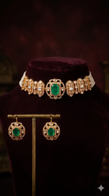 Emerald Viraya Choker Set