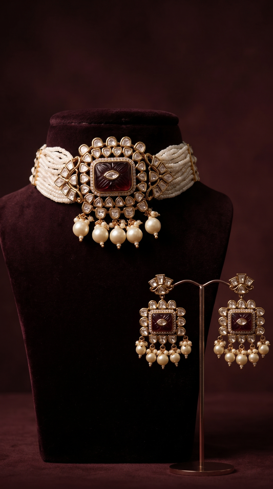 Noor Polki Choker Set