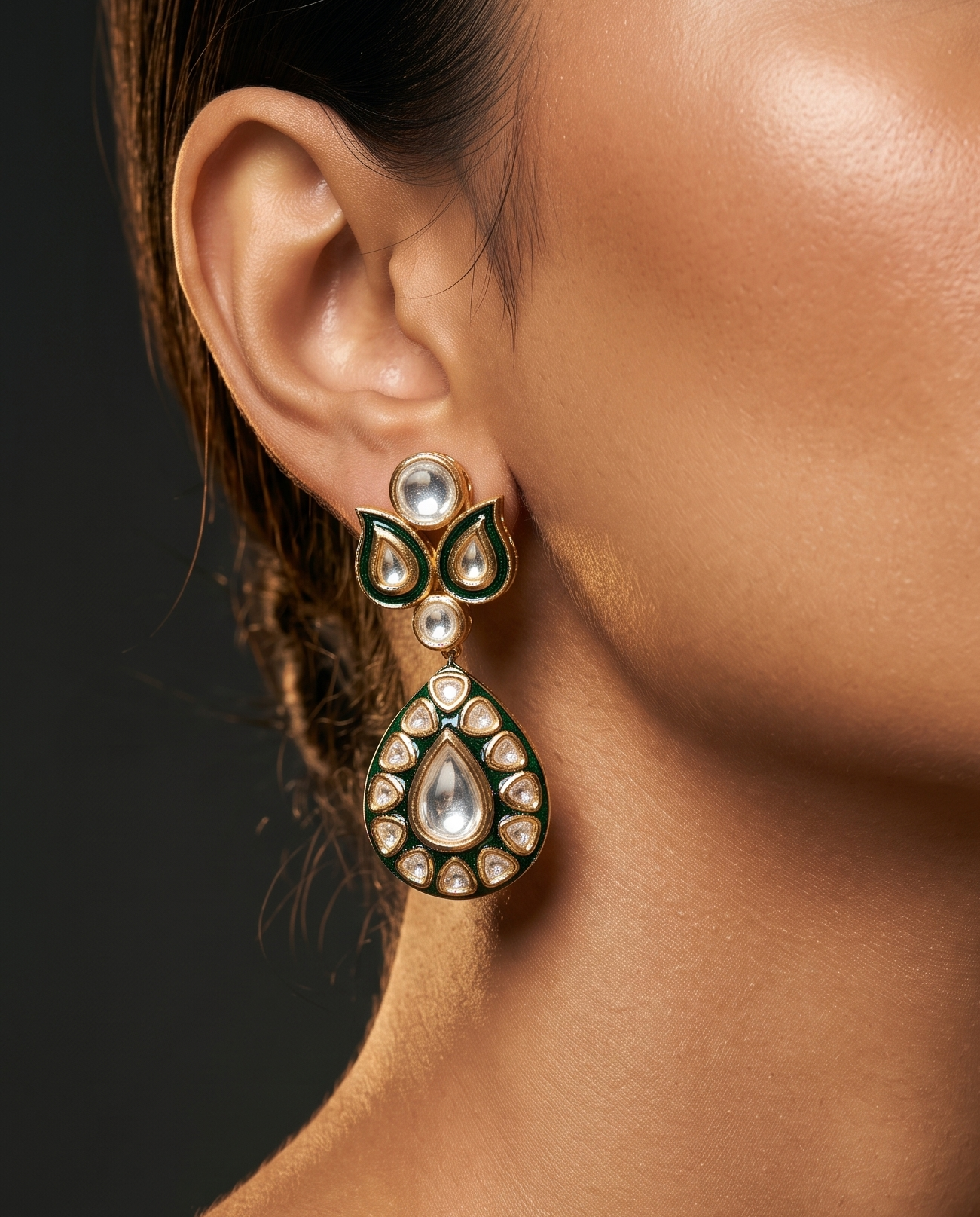 Regal Kundan Earrings
