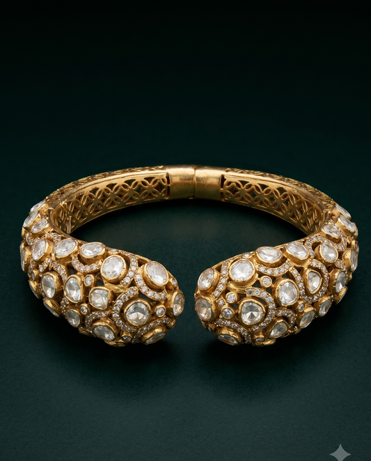 Heritage Polki Kada Bracelet