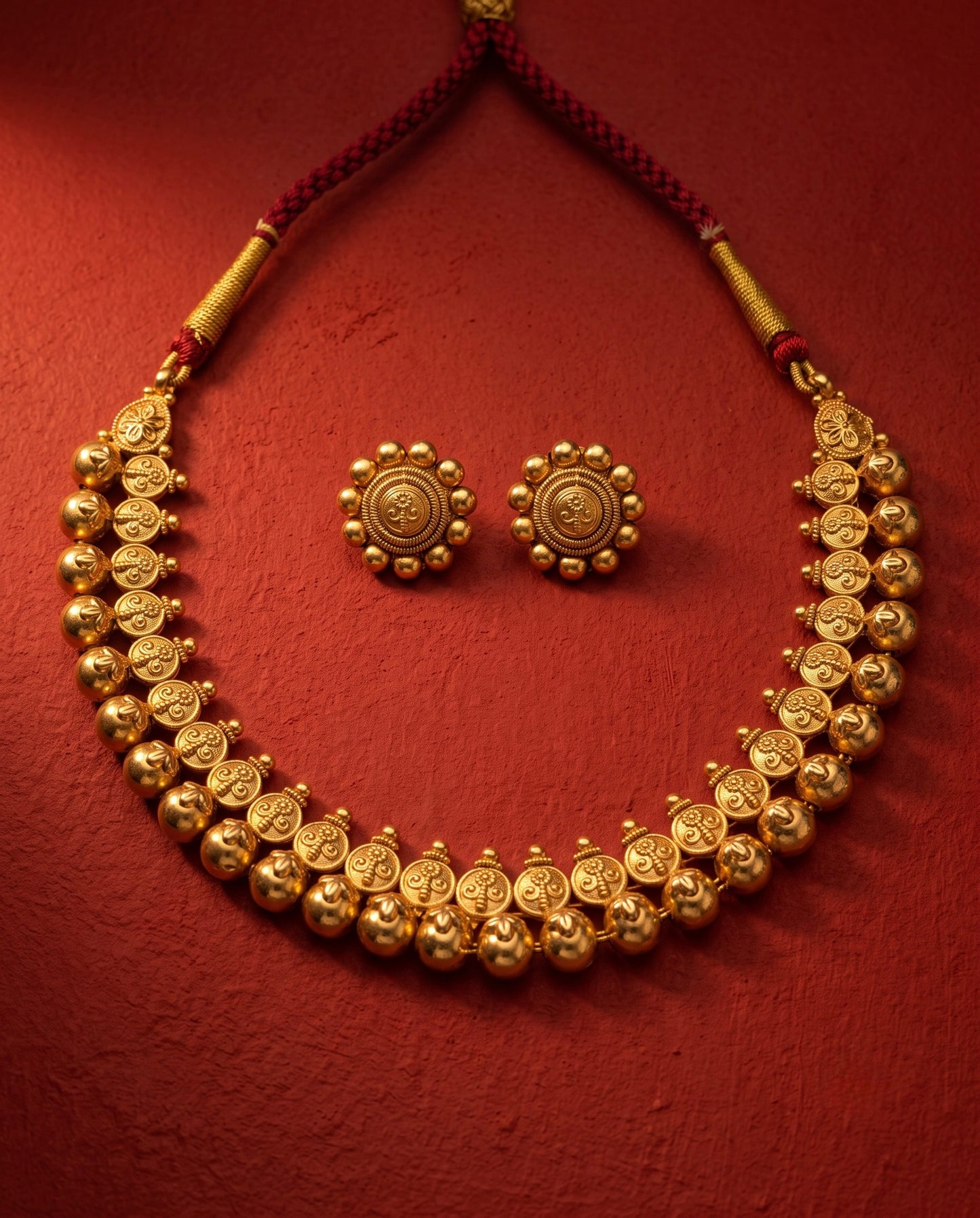 Classic Nakshi Necklace Set