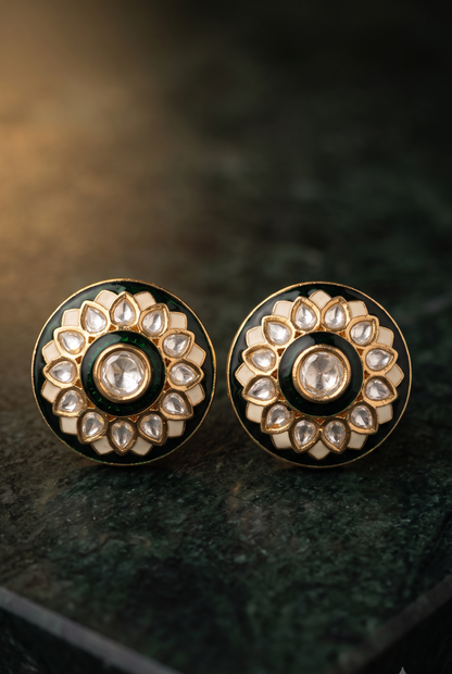 Classic Kundan Studs
