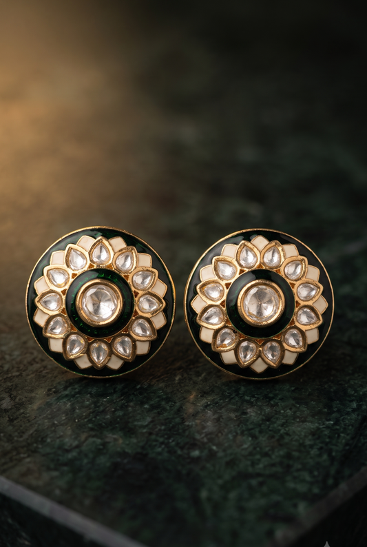 Classic Kundan Studs