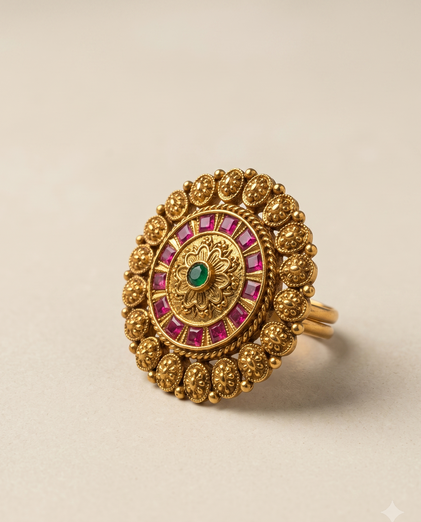 Golden Grandeur Ring