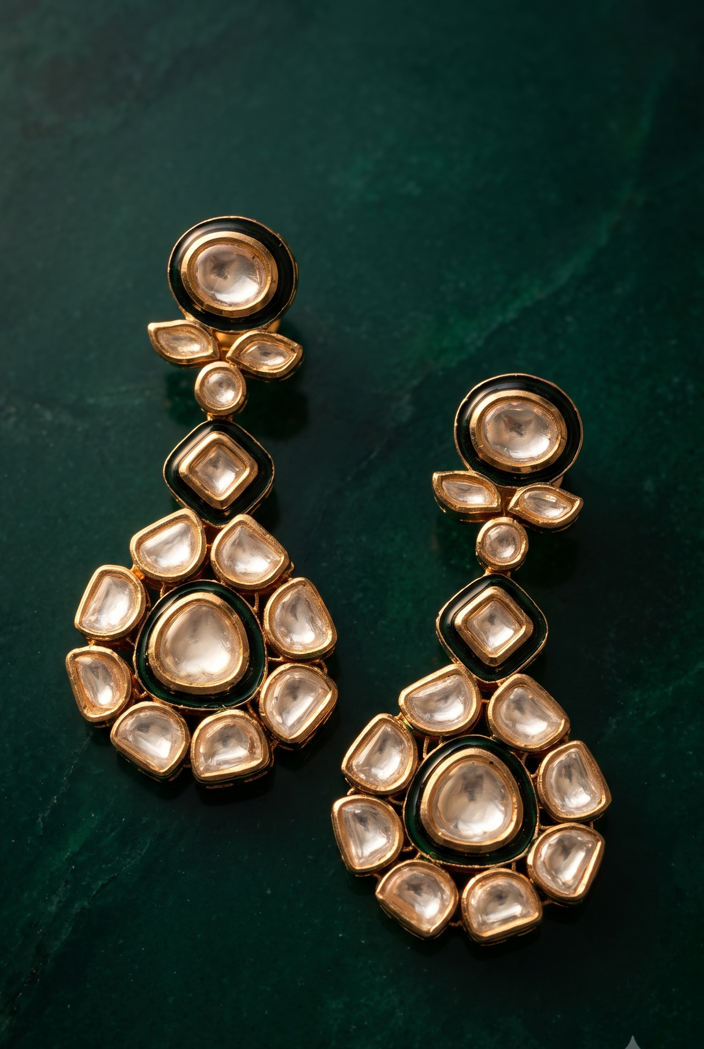 Kundan Halo Earrings