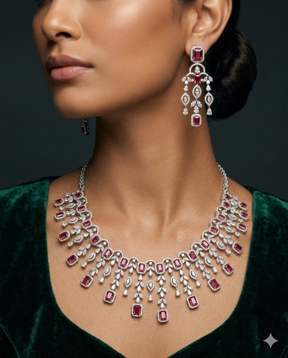 Scarlet Heirloom Necklace Set