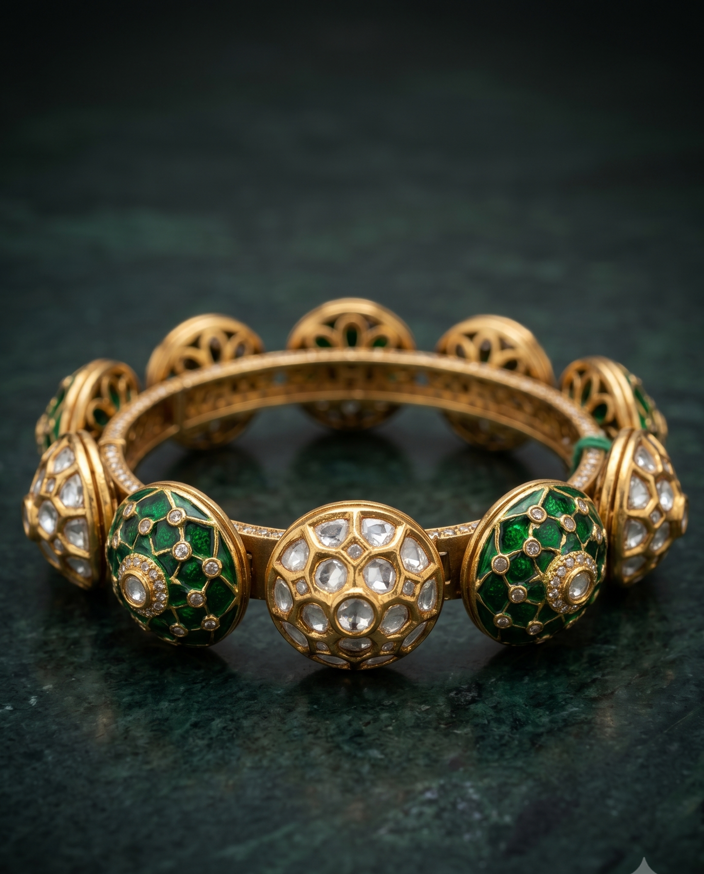 Emerald Dome Bracelet