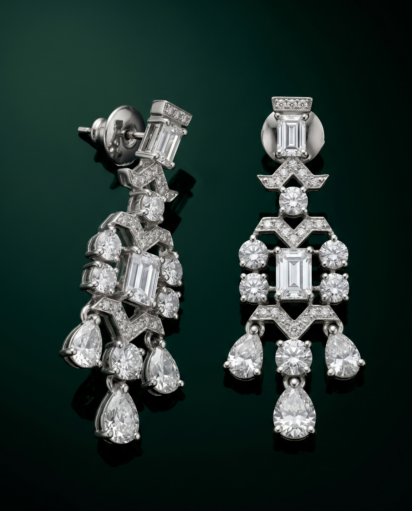 Pure Silver Eternal Cascade Earrings