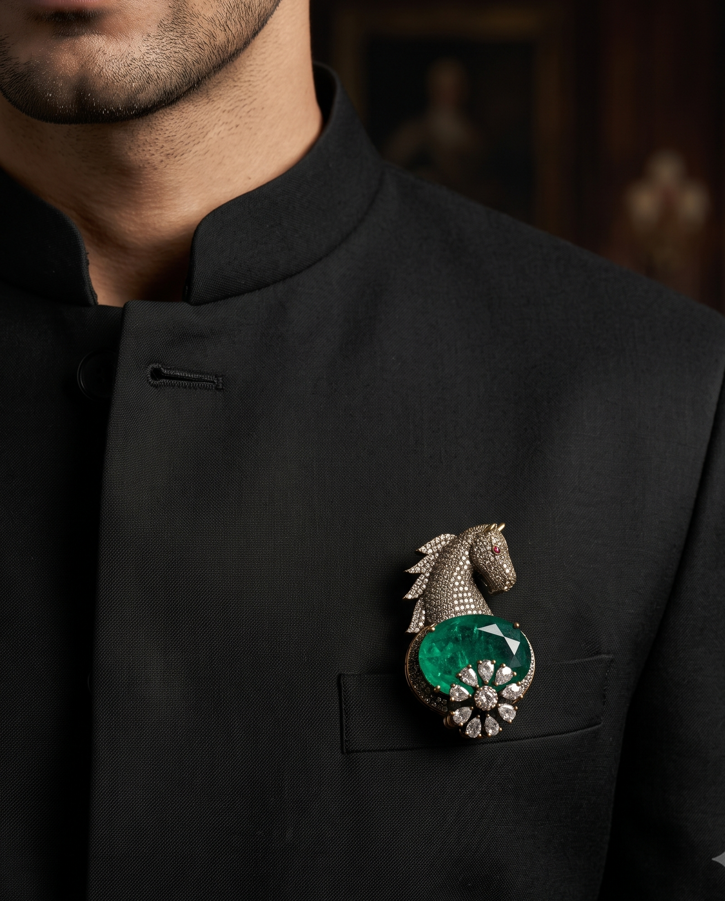 Stallion Elegance Brooch
