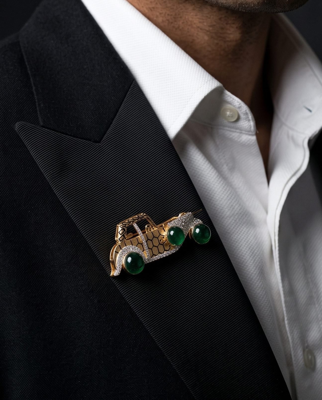 Pure Silver Vintage Brooch