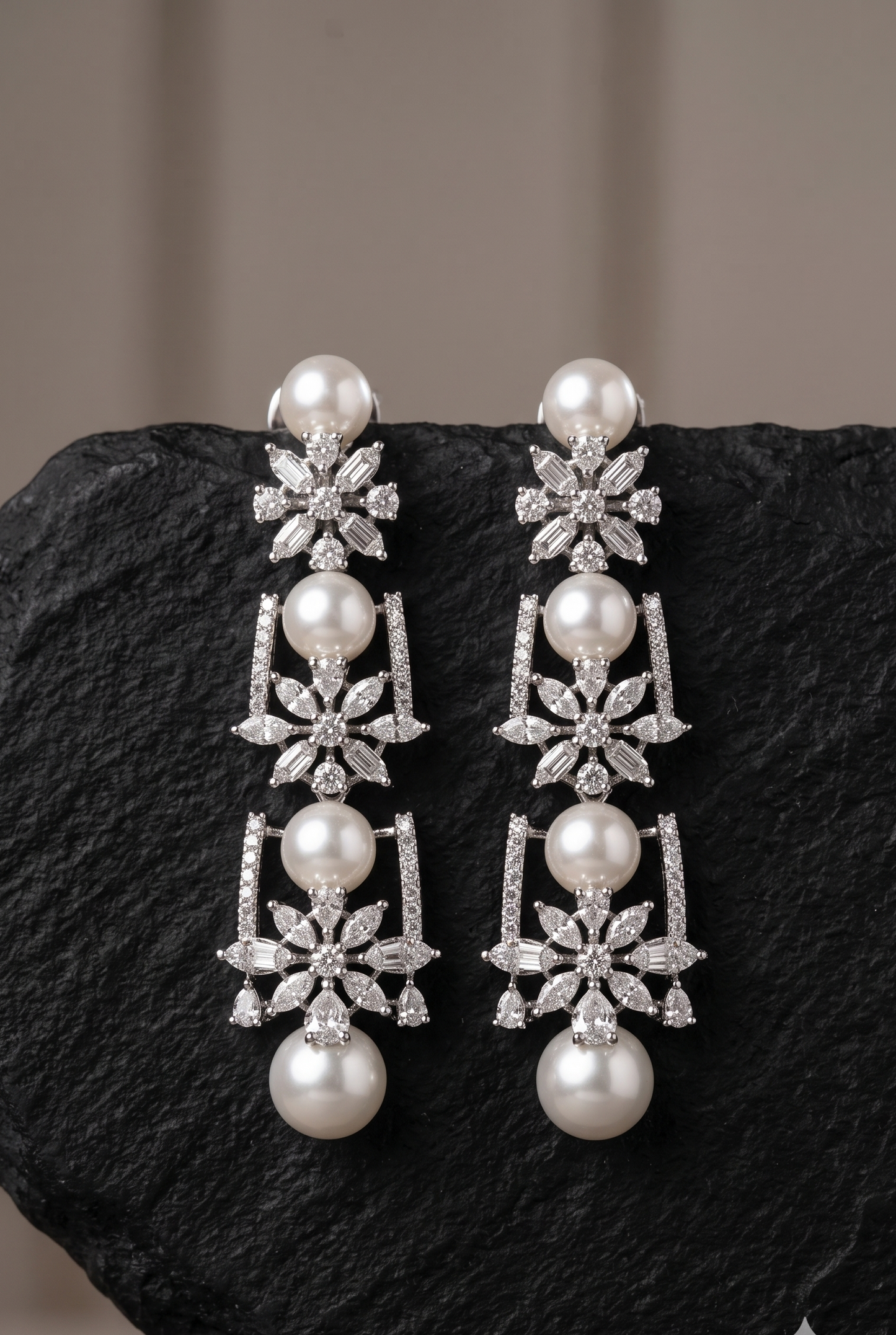 Pearl Insignia Earrings
