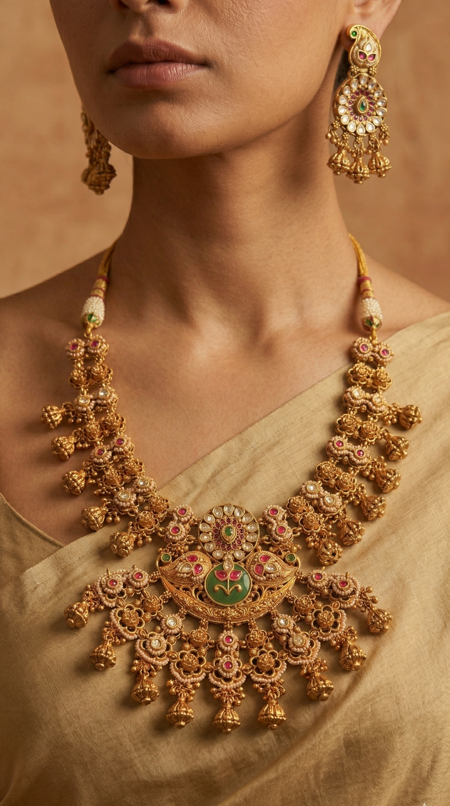 Maharani Padma Necklace Set