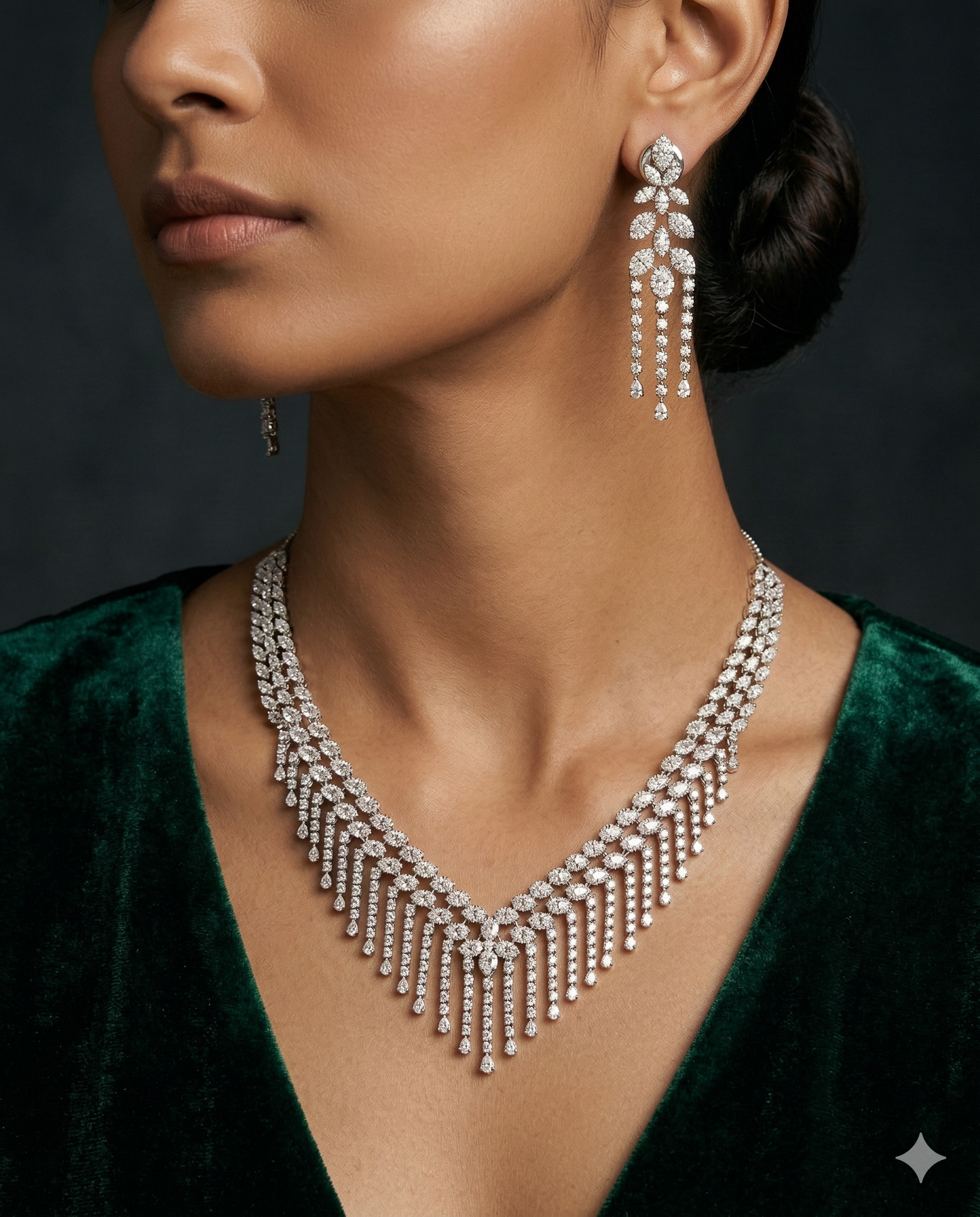 Imperial Marquise Necklace Set