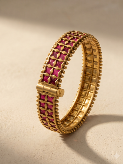 Golden Meena Bracelet