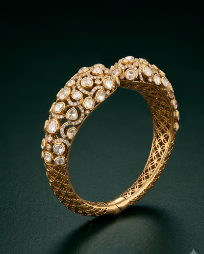 Heritage Polki Kada Bracelet