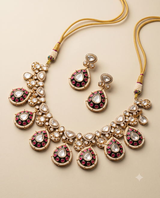 Meenakari Mahal Necklace Set