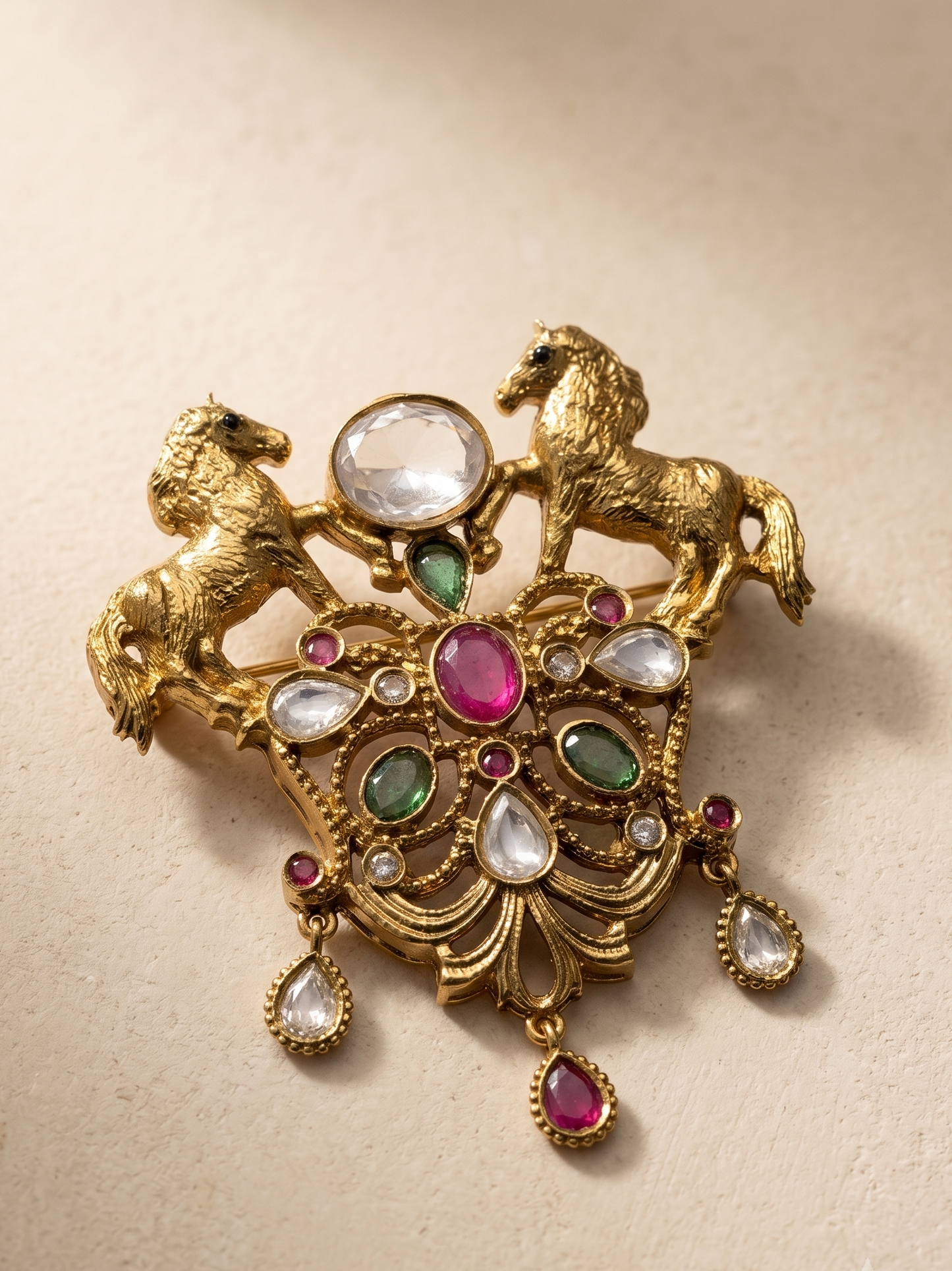 Vintage Stallion Brooch