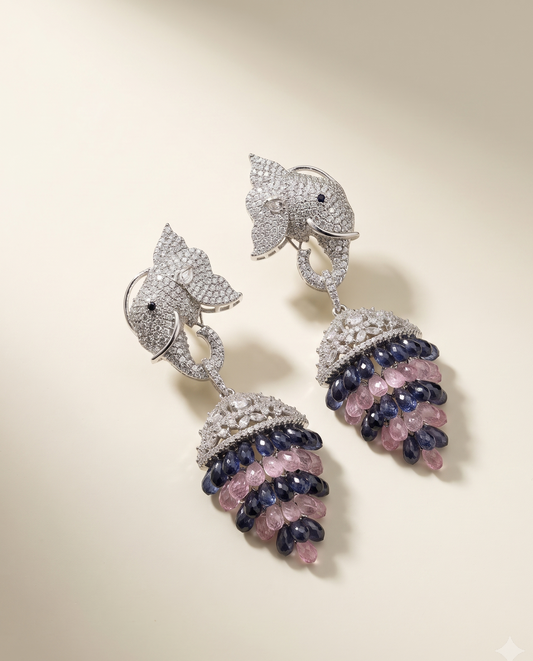 Blush Motif Earrings