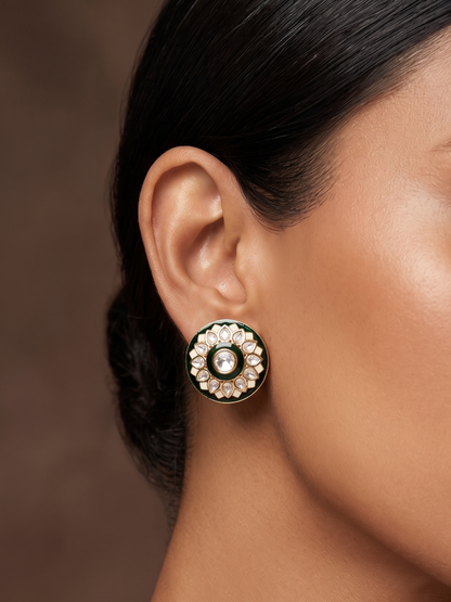Classic Kundan Studs