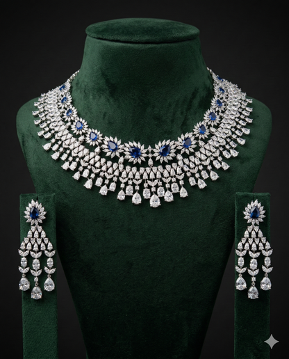 Midnight Cascade Necklace Set