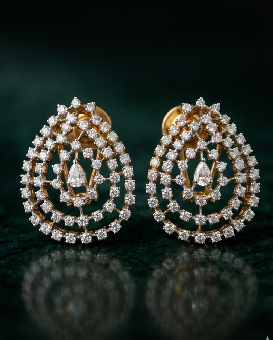 Pure Silver Teardrop Earrings