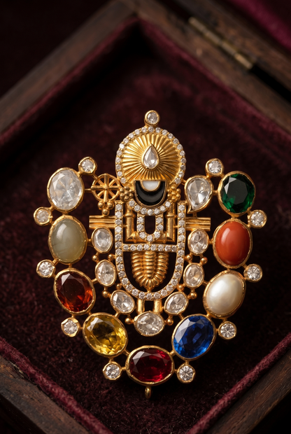 Pure Silver Srinathji Pendant