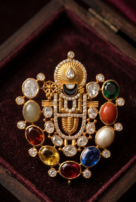 Pure Silver Srinathji Pendant
