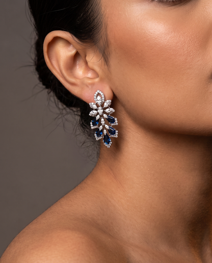 Frozen Sapphire Earrings
