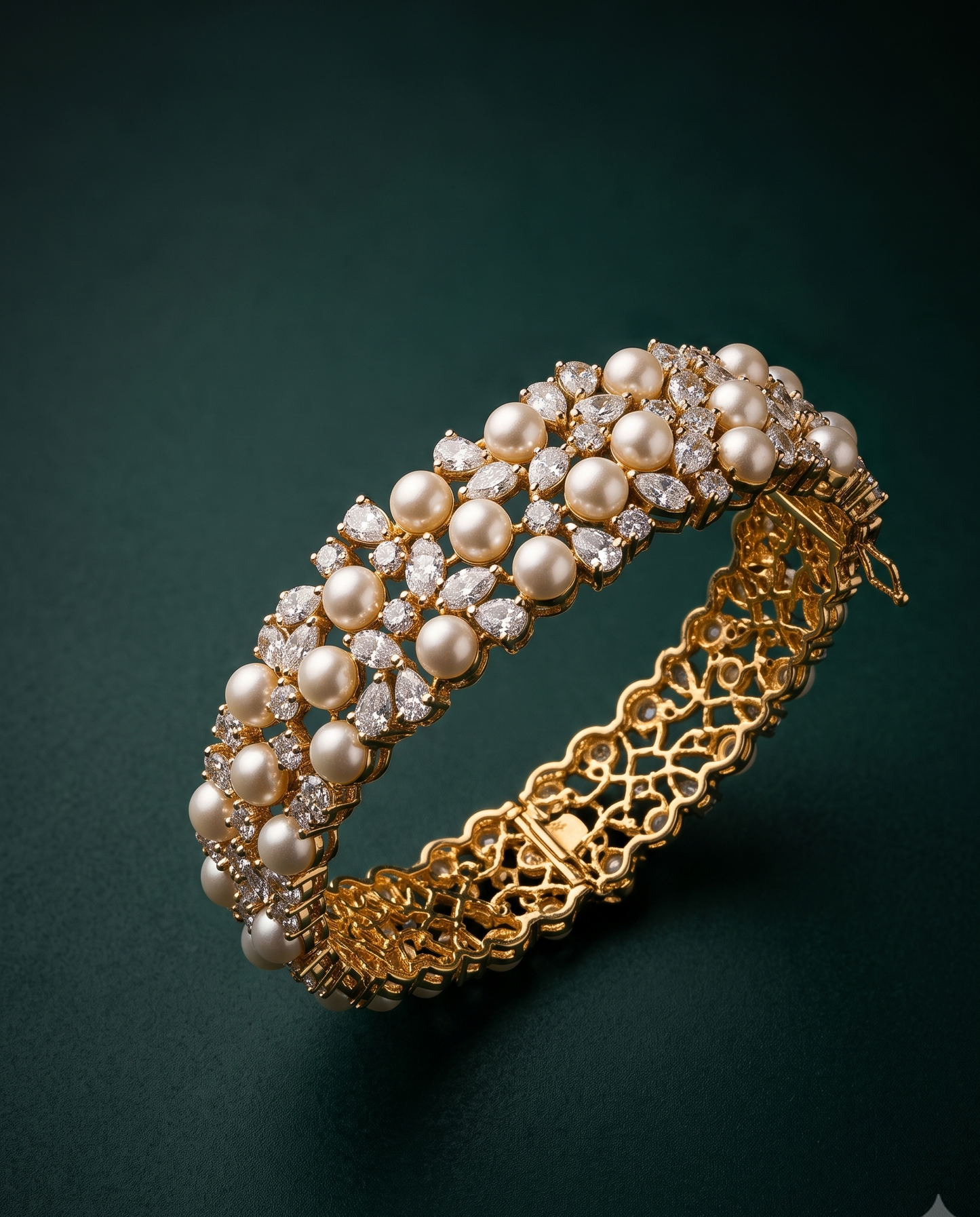 Pure Silver Pearl Bracelet