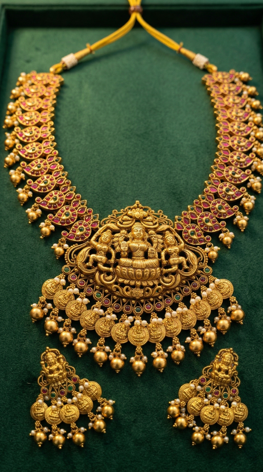 Royal Temple Necklace Set
