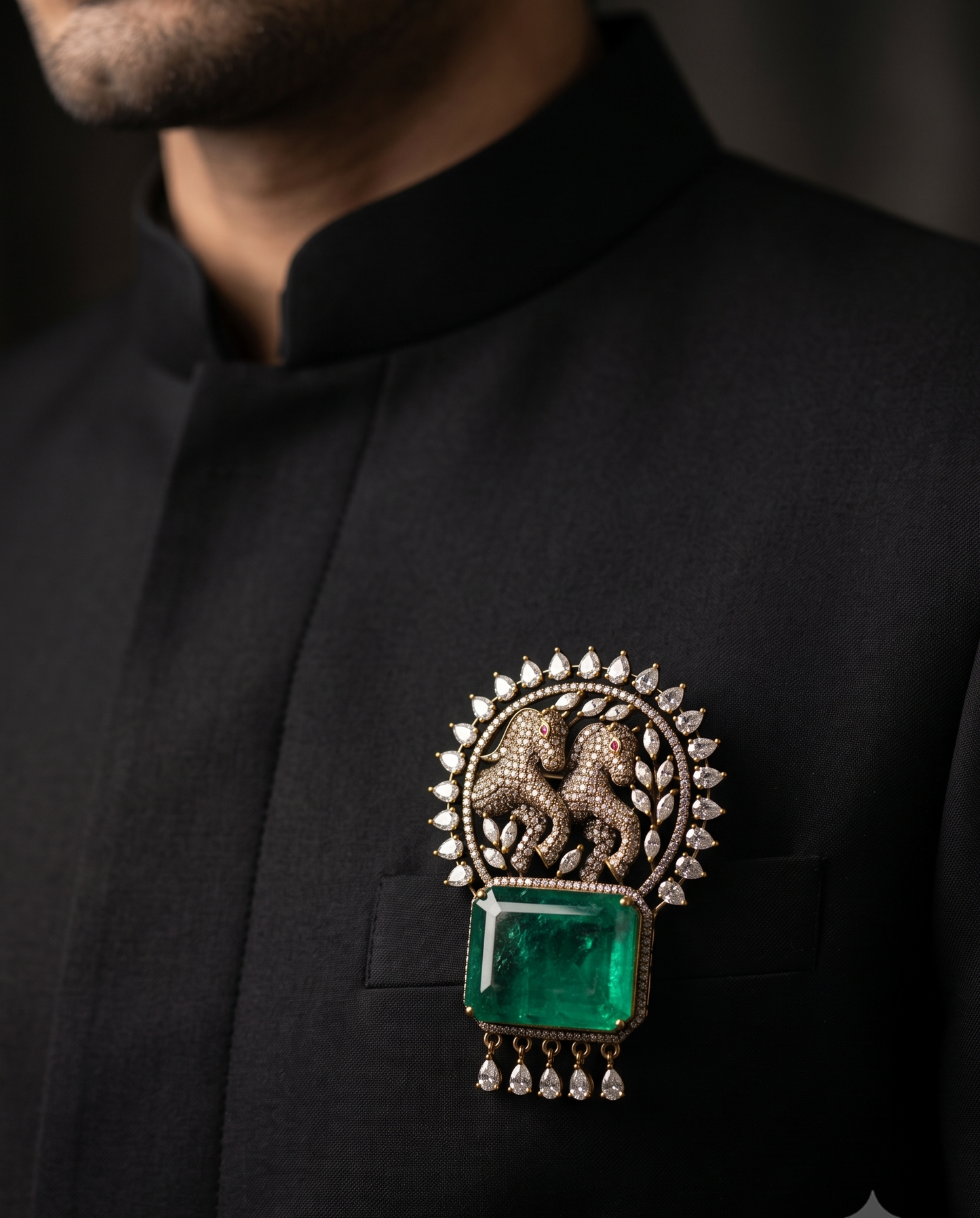 Dual Radiance Brooch