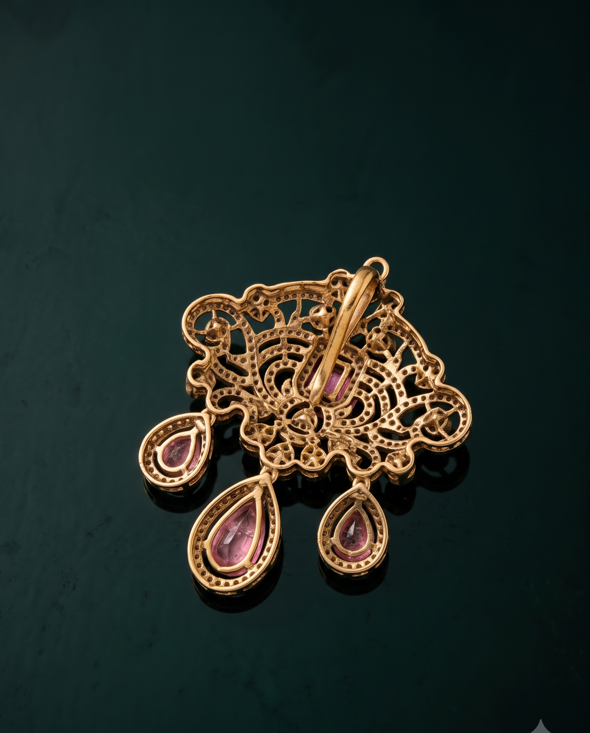 Pure Silver Mehraab Pendant