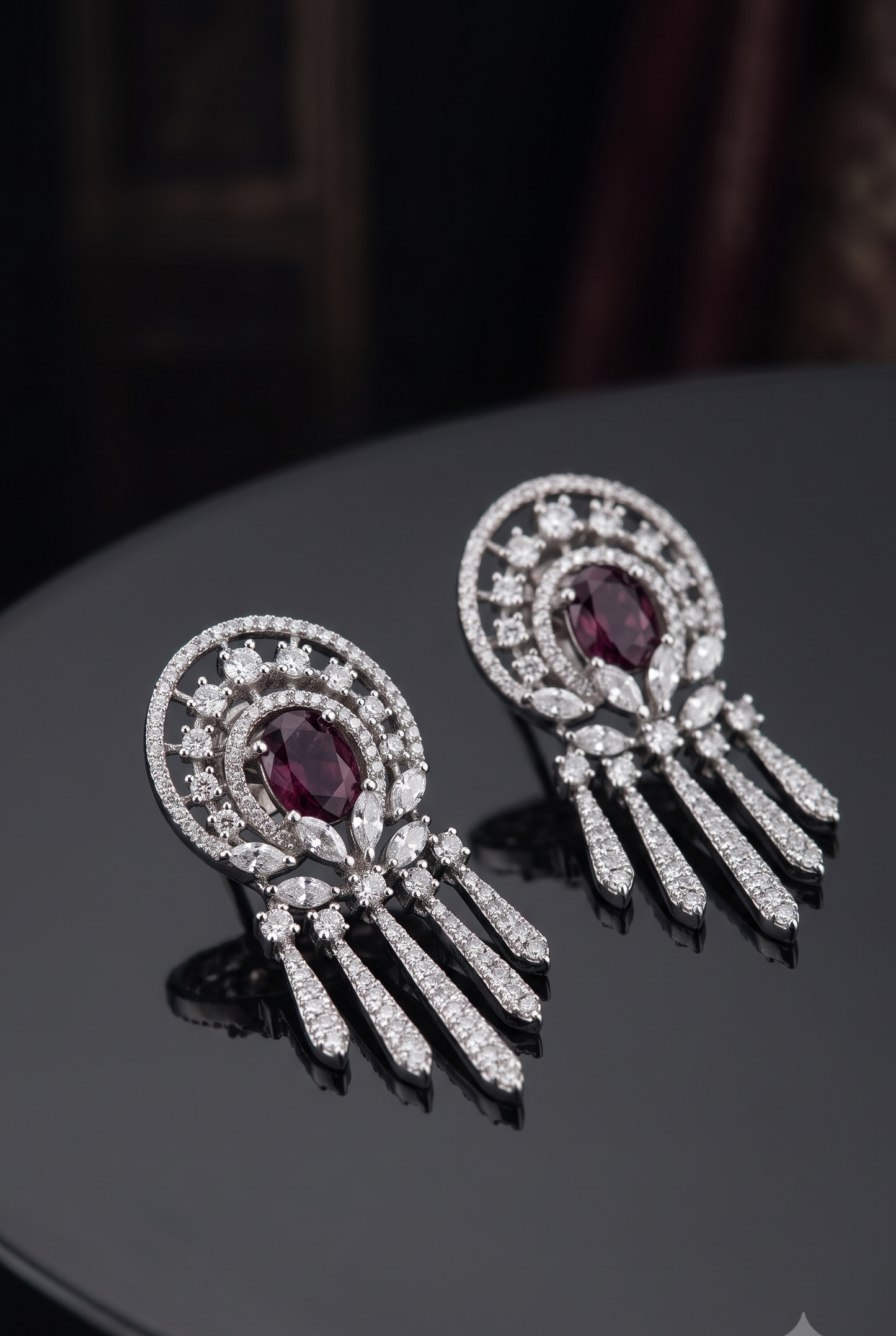 Wine Bloom Studs