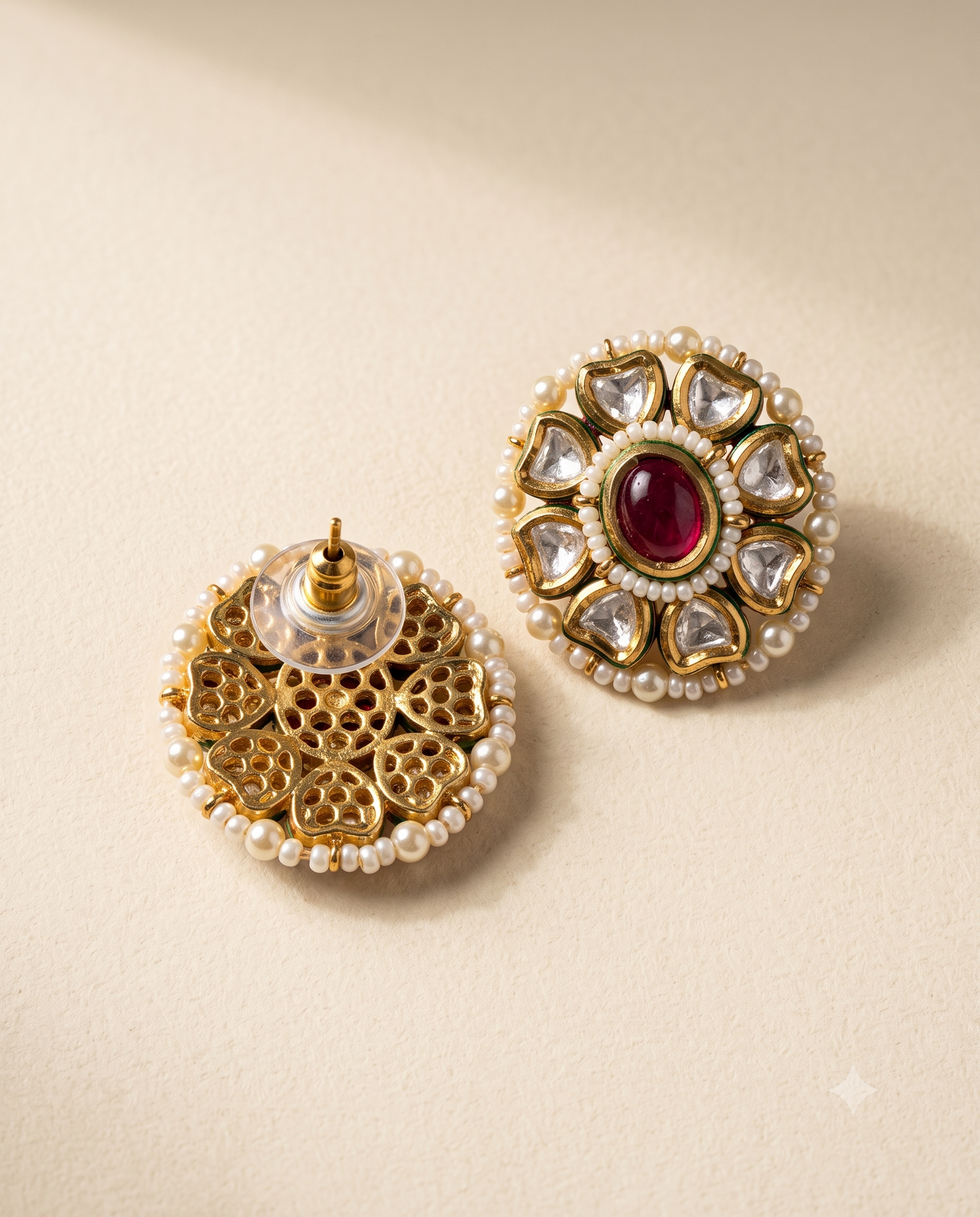 Meena Polki Studs
