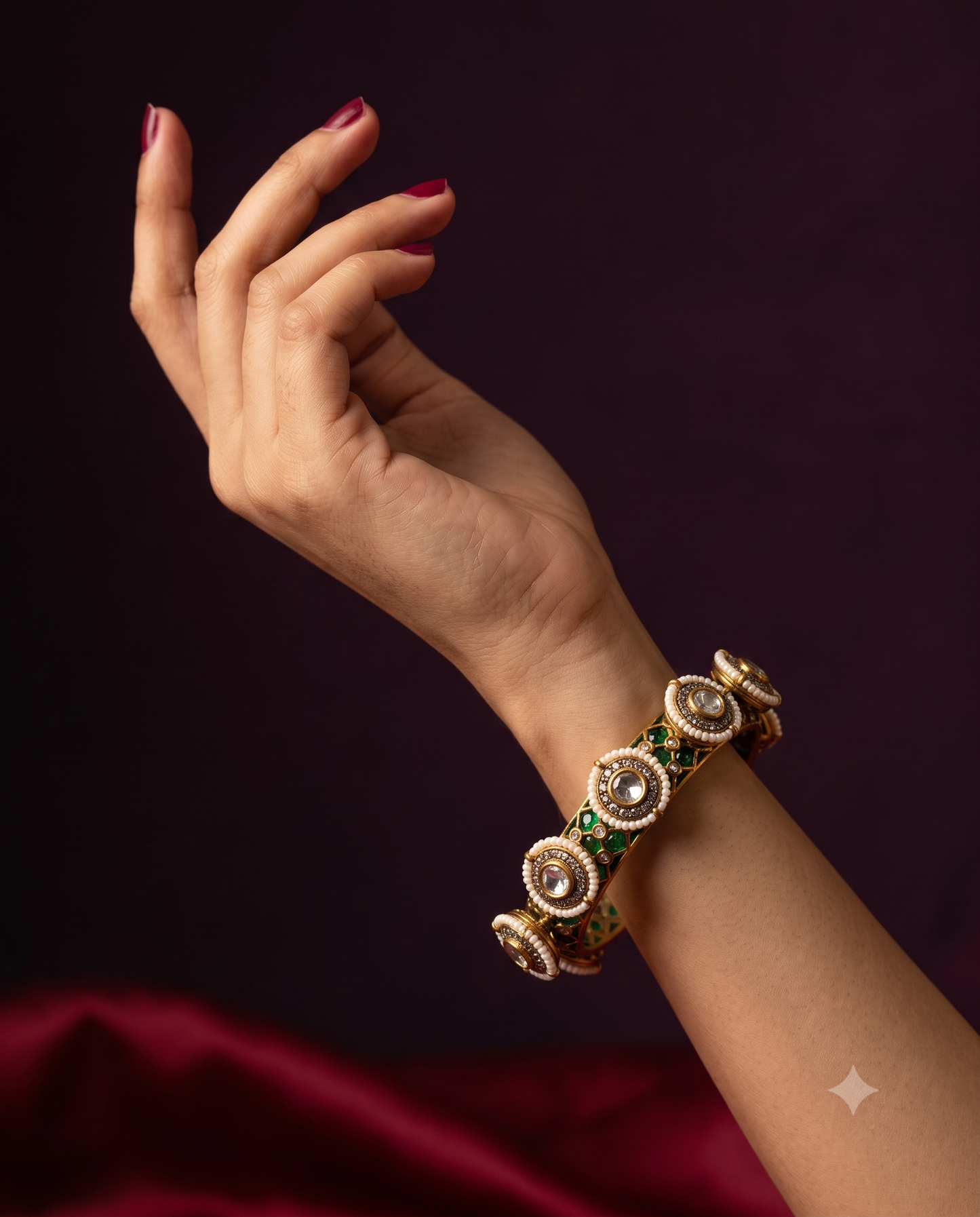 Emerald Orbit Bracelet